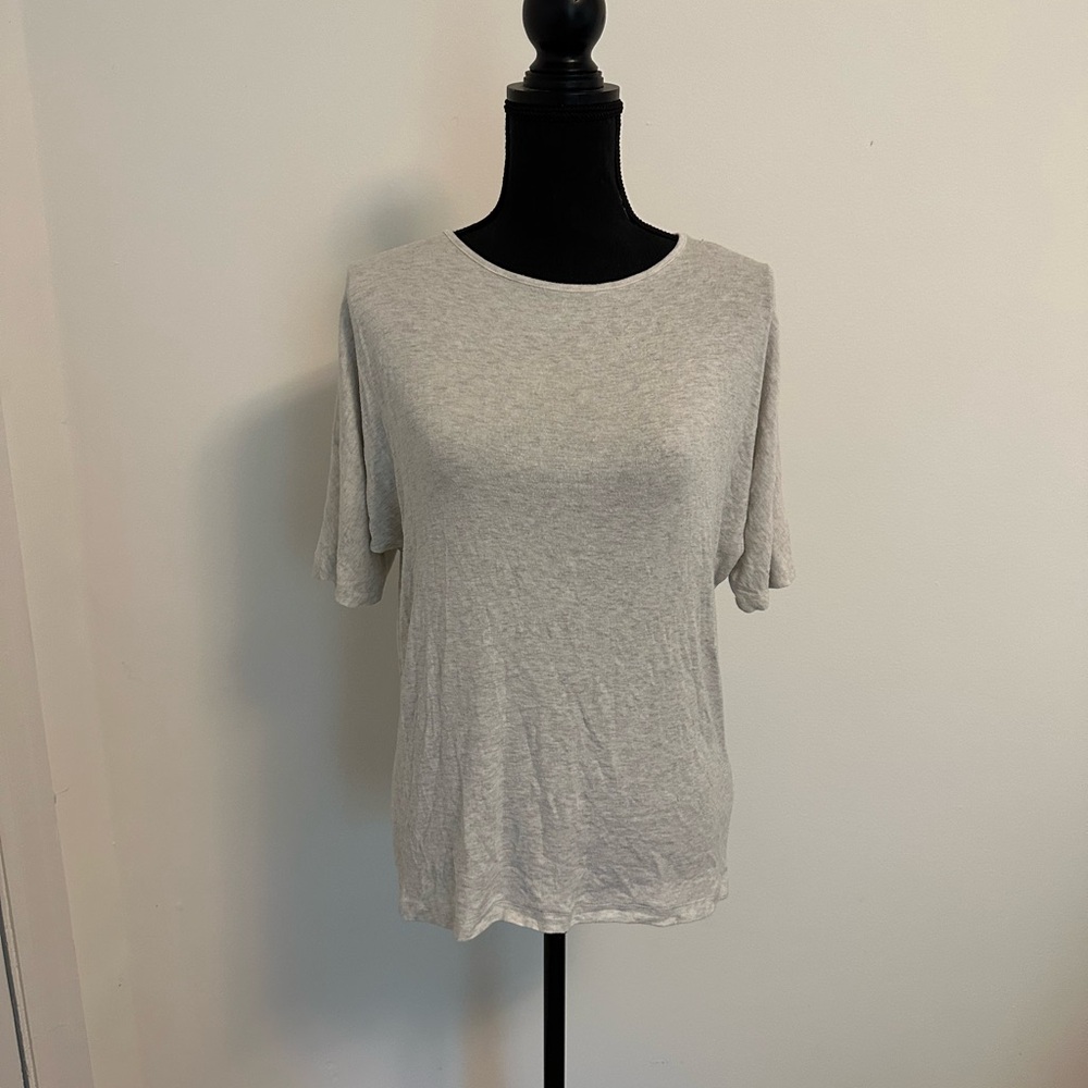 Vince Oatmeal Colored Modal Tee Size XS